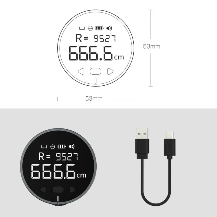 Original Xiaomi Youpin Duka Electronic Ruler Portable Rangefinder LCD Screen Digital Ruler, Digital Ruler