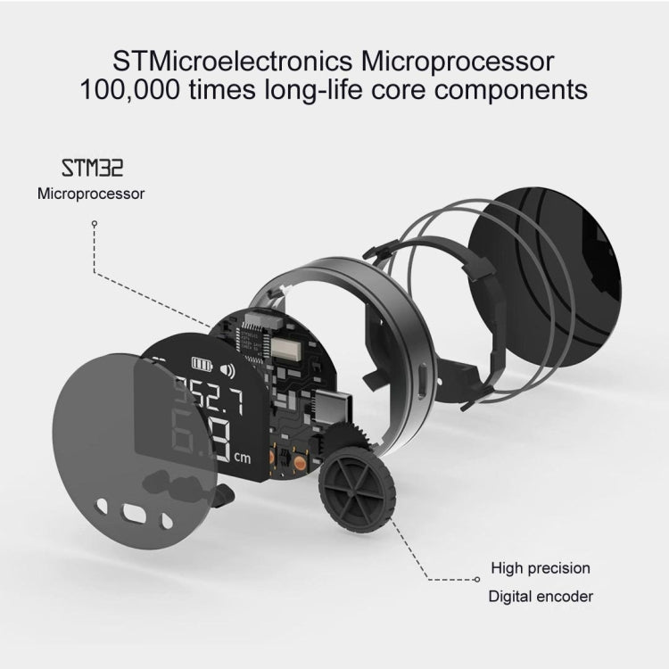 Original Xiaomi Youpin Duka Electronic Ruler Portable Rangefinder LCD Screen Digital Ruler, Digital Ruler