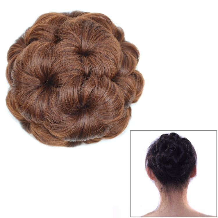 30M33# Wig Ball Head Flower Hairpin Hair Bag Wig Headband for Bride, 30M33# 30M33#