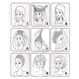 T191006 European and American Wig Headgear with Short and Small Curly Hair for Women