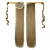 16# Invisible Seamless Bandage-style Wig Long Straight Hair Wig Ponytail, 16# 16#