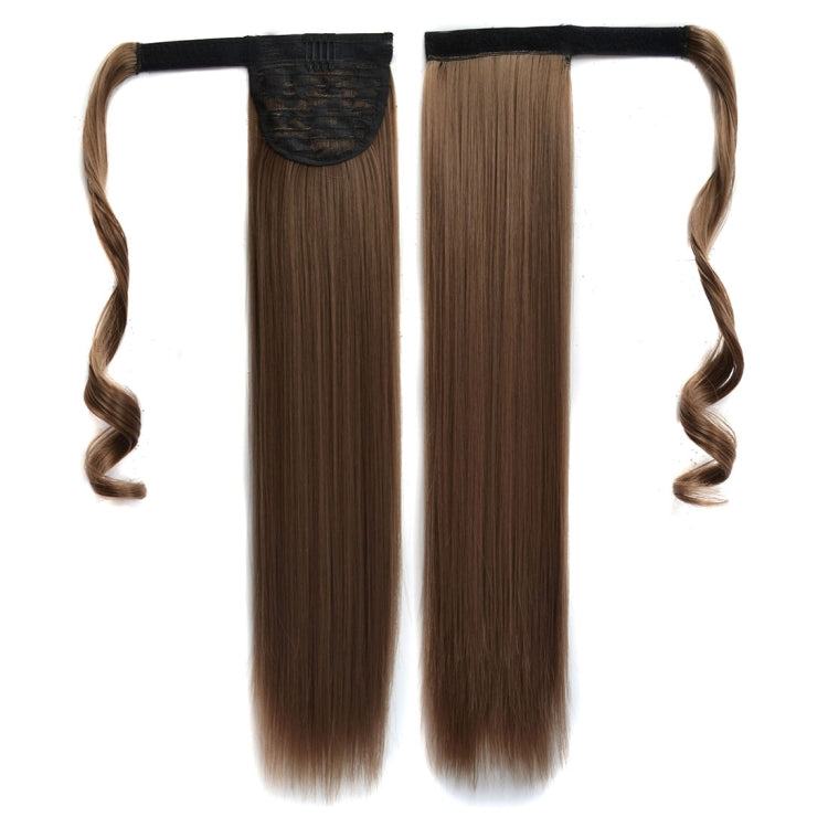 18# Invisible Seamless Bandage-style Wig Long Straight Hair Wig Ponytail, 18#