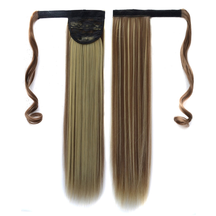 18H613# Invisible Seamless Bandage-style Wig Long Straight Hair Wig Ponytail, 18H613# 18H613#