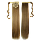 18M22# Invisible Seamless Bandage-style Wig Long Straight Hair Wig Ponytail, 18M22#