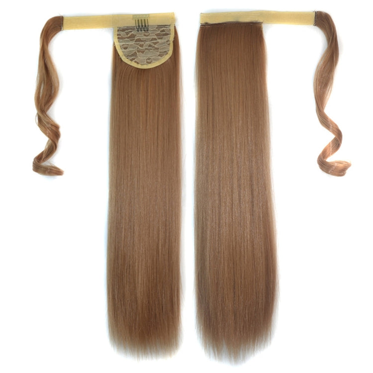 22# Invisible Seamless Bandage-style Wig Long Straight Hair Wig Ponytail, 22#