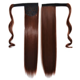33# Invisible Seamless Bandage-style Wig Long Straight Hair Wig Ponytail, 33# 33#
