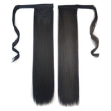 2# Invisible Seamless Bandage-style Wig Long Straight Hair Wig Ponytail, 2#