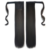 4# Invisible Seamless Bandage-style Wig Long Straight Hair Wig Ponytail, 4#
