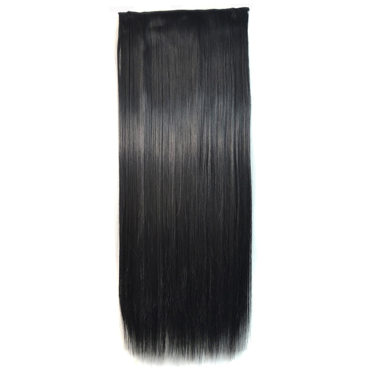 1# One-piece Seamless Five-clip Wig Long Straight Wig Piece, 1# 1#