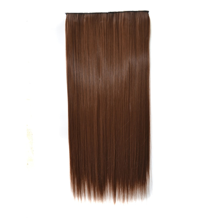 12# One-piece Seamless Five-clip Wig Long Straight Wig Piece, 12#