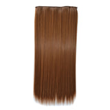 12M27# One-piece Seamless Five-clip Wig Long Straight Wig Piece, 12M27#