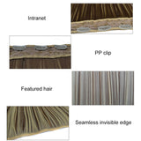 12M613# One-piece Seamless Five-clip Wig Long Straight Wig Piece, 12M613#