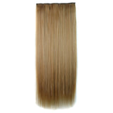 27M613# One-piece Seamless Five-clip Wig Long Straight Wig Piece, 27M613#