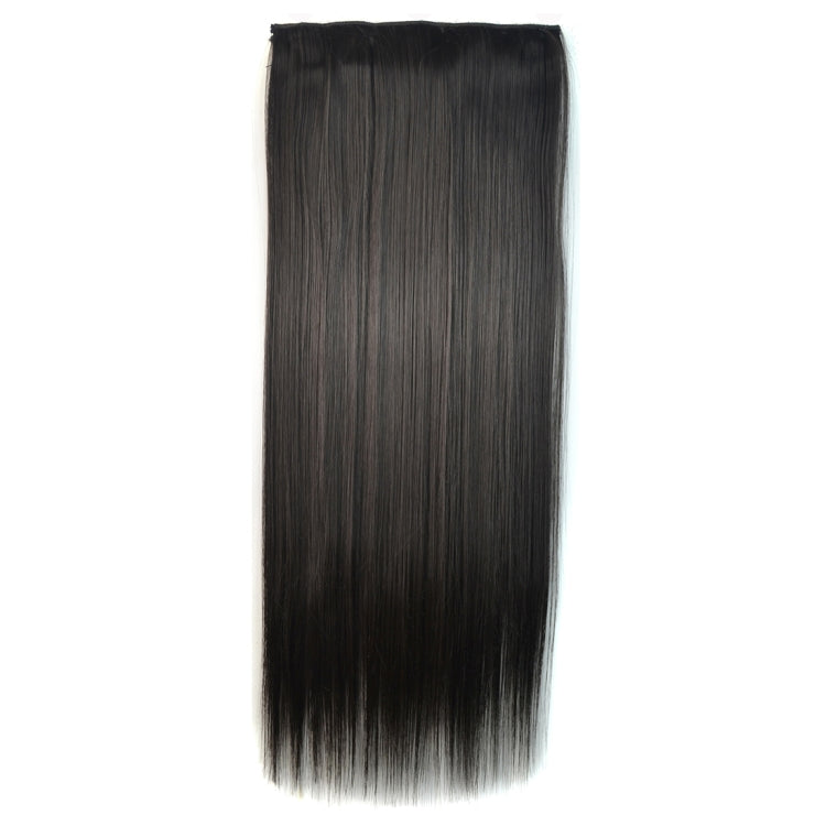 2# One-piece Seamless Five-clip Wig Long Straight Wig Piece, 2# 2#