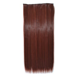 33M35# One-piece Seamless Five-clip Wig Long Straight Wig Piece, 33M35# 33M35#