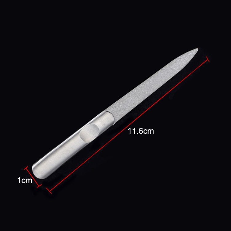 Stainless Steel Polished Nail File, Length : 95mm, Length : 95mm