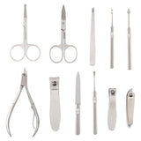 11 In 1 Classic Fashion Nail Care Clipper Pedicure Manicure Kits, 11 In 1