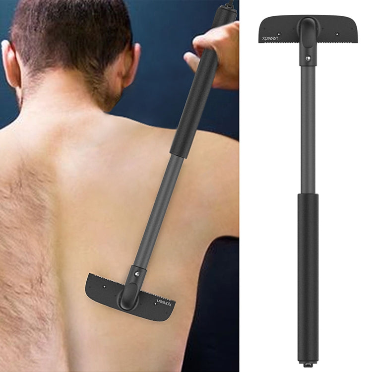 XPREEN XPRE034 Stretchable Handle Stainless Steel Blade Back Shaver Adjustable Back Razor with Lanyard for Men, XPRE034 XPRE034