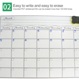 Magnetic Weekly Plan Refrigerator Magnet PET Magnetic Soft Whiteboard, Size: 29.7cm x 42cm, Weekly Plan
