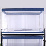 Student Dormitory Square Ceiling Zipper Mosquito Net Encryption Zipper Three Door Defence Mosquito for Upper Berth, Upper Berth(Grey), Upper Berth(Blue), Upper Berth(White)