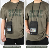 HAWEEL Neck Passport Wallet Bag Document Organizer Credit Cards Case Bag, Neck Pouch