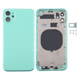 Back Housing Cover with SIM Card Tray & Side keys & Camera Lens for iPhone 11, For iPhone 11 (Camera Lens), Back Housing Cover for11, For iPhone11 (with Camera Lens), For iPhone 11 (with Camera Lens) For iPhone 11 (Camera Lens) Green