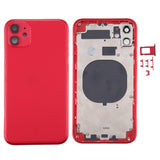 Back Housing Cover with SIM Card Tray & Side keys & Camera Lens for iPhone 11, For iPhone 11 (Camera Lens), Back Housing Cover for11, For iPhone11 (with Camera Lens), For iPhone 11 (with Camera Lens)