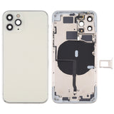 Battery Back Cover (with Side Keys & Card Tray & Power + Volume Flex Cable & Wireless Charging Module) for iPhone 11 Pro, For ip11 Pro, For iPhone 11 Pro, For iPhone11 Pro