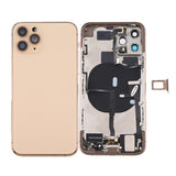 Battery Back Cover Assembly (with Side Keys & Power Button + Volume Button Flex Cable & Wireless Charging Module & Motor & Charging Port & Speaker Ringer Buzzer & Card Tray & Camera Lens Cover) for iPhone 11 Pro Max, For iPhone 11 Pro Max              ...