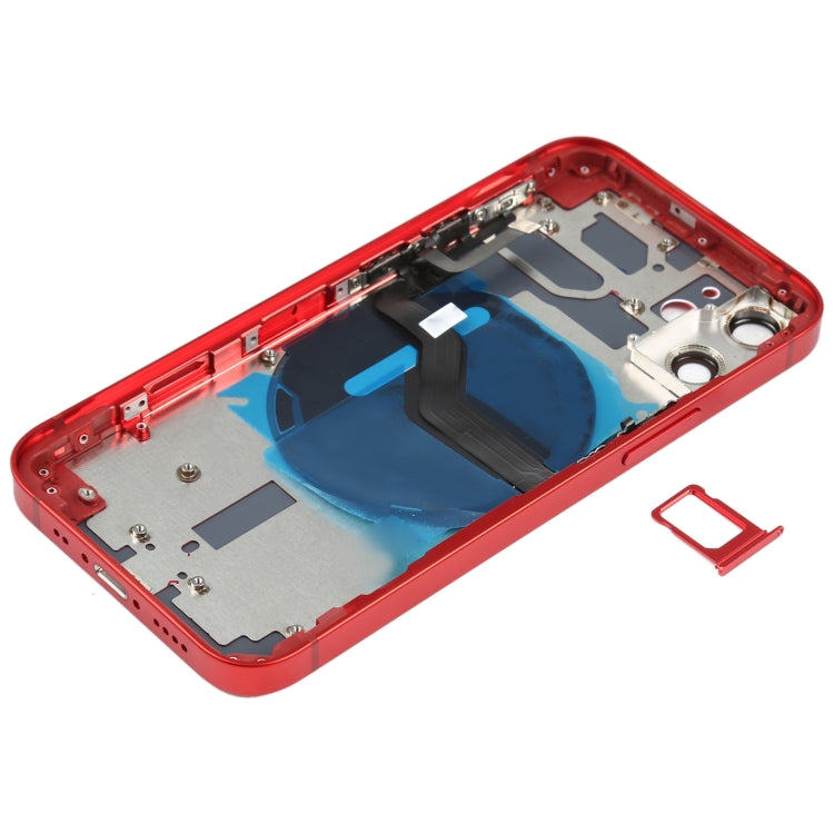 Battery Back Cover (with Side Keys & Card Tray & Power + Volume Flex Cable & Wireless Charging Module) for iPhone 12 Mini, For iPhone 12 Mini