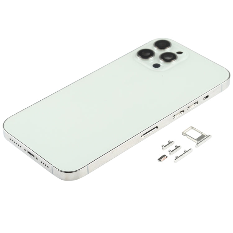 Back Housing Cover with SIM Card Tray & Side keys & Camera Lens for iPhone 12 Pro Max, For iPhone 12 Pro Max(with Card Tray & Side Keys), For iPhone 12 Pro Max(with SIM Card Tray & Side Keys)