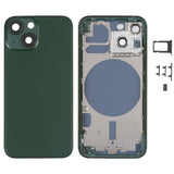 Back Housing Cover with SIM Card Tray & Side Keys & Camera Lens for iPhone 13 Mini, For iPhone 13 Mini