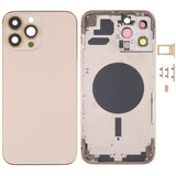 Back Housing Cover with SIM Card Tray & Side Keys & Camera Lens for iPhone 13 Pro Max, For iPhone 13 Pro Max(with SIM Card Tray), For iPhone 13 Pro Max (with SIM Card Tray), For iPhone 13 Pro Max For iPhone 13 Pro Max(with SIM Card Tray) Gold