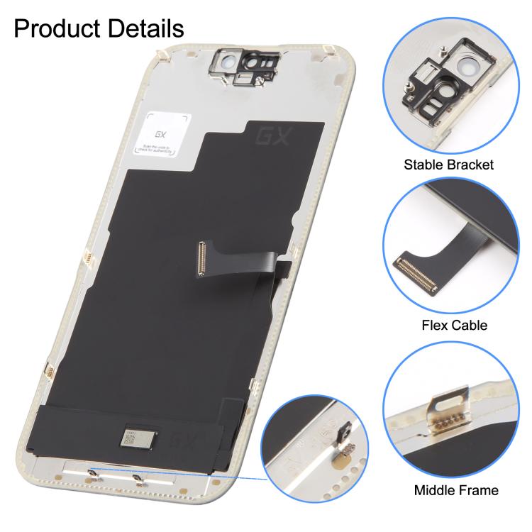 GX Hard OLED Screen For iPhone 15 Pro, For iPhone 15 Pro