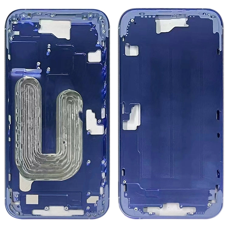 For iPhone 16 Plus Middle Frame Bezel Plate, For iPhone 16 Plus For iPhone 16 Plus Blue