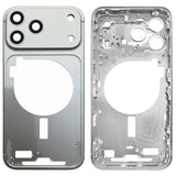 For iPhone 17 Pro Middle Frame Bezel Plate with Camera Lens Cover, For iPhone 17 Pro