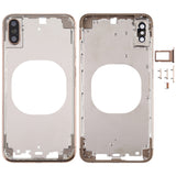 Transparent Back Cover with Camera Lens & SIM Card Tray & Side Keys for iPhone XS Max, For iPhone XS Max(Transparent), For iPhone XS Max (Camera Len), For iPhone XS Max(Transparent Back) For iPhone XS Max(Transparent) Gold