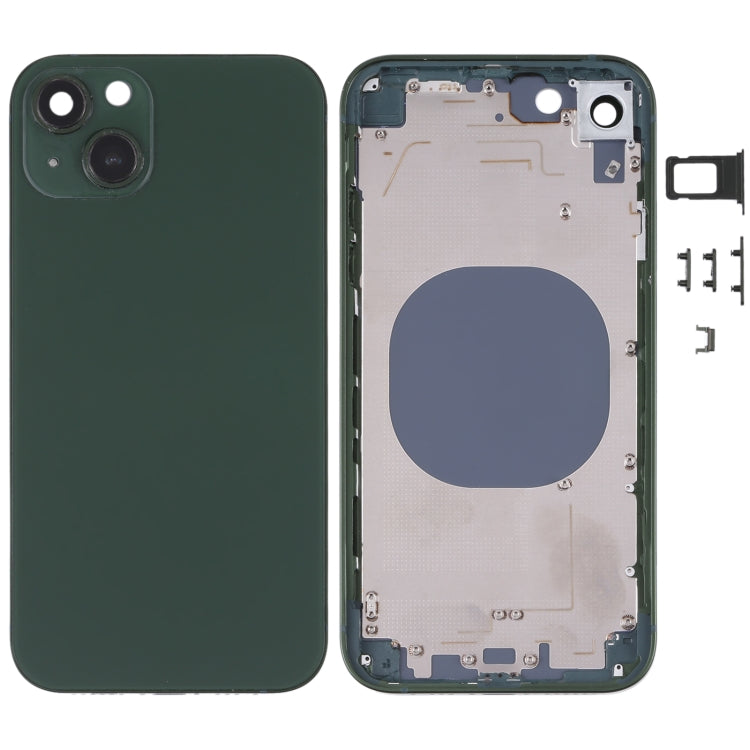 Back Housing Cover with Appearance Imitation of iP13 for iPhone XR, For iPhone XR to i13(Green) For iPhone XR to i13(Green)
