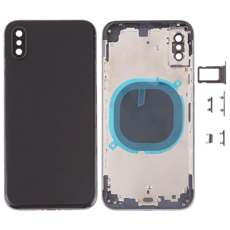 Back Cover with Camera Lens & SIM Card Tray & Side Keys for iPhone XS, For iPhone XS (Camera Lens+Side Keys), For iPhone XS with Side keys, For iPhone XS with Card Tray For iPhone XS with Card Tray For iPhone XS with Card Tray