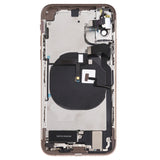 Battery Back Cover Assembly (with Side Keys & Speaker Ringer Buzzer & Motor & Camera Lens & Card Tray & Power Button + Volume Button + Charging Port + Signal Flex Cable & Wireless Charging Module) for iPhone XS, For iPhone XS (Full Assembly)           ...