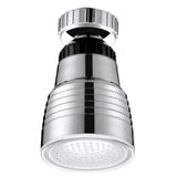 SDF-B10 1 LED ABS Temperature Sensor RGB LED Faucet Light Water Glow Shower, Size: 58 x 38mm, Interface: 22mm (Silver), SDF-B10