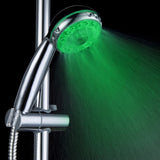 SDS-A21 15 LEDs ABS Temperature Sensor RGB LED Shower Head, Size: 22 x 8 x 4.5cm, Interface: 20mm, SDS-A21