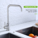 304 Stainless Steel Rotatable Faucet Sinks Cold And Hot Water Tap, Cold And Hot Water Tap