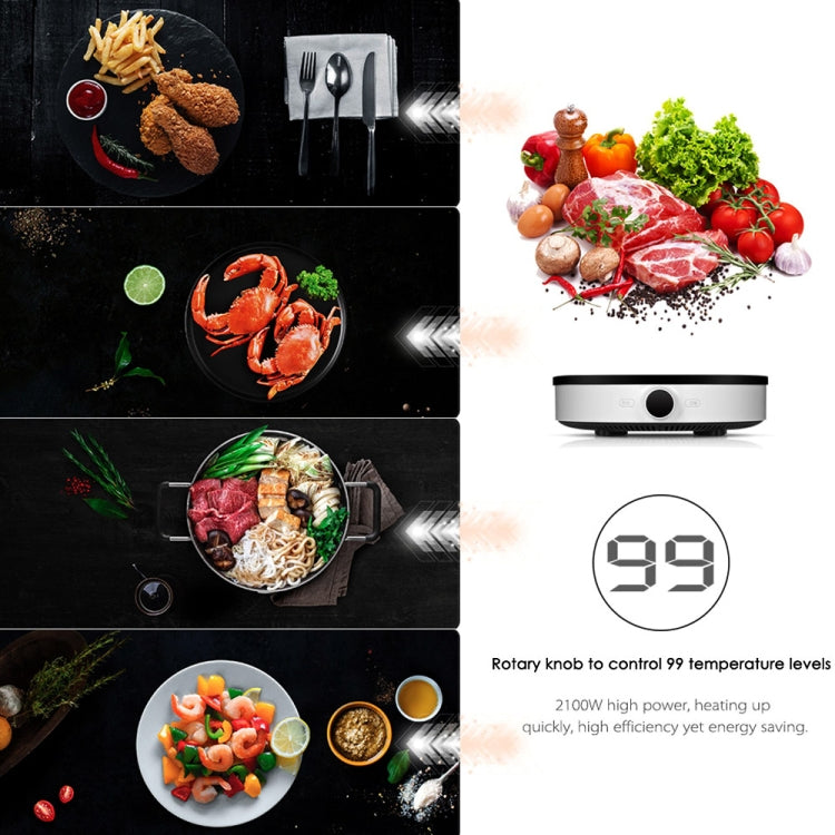 Original Xiaomi Mijia 2100W OLED Screen Induction Cooker 2 NFC Connection App Control, US Plug, Cooker 2 2100W