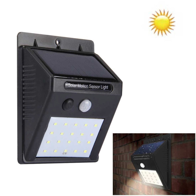 20 LED for Yard / Garden / Home / Driveway / Stairs / Outside Wall, 20 LEDs White Light 20 LEDs White Light
