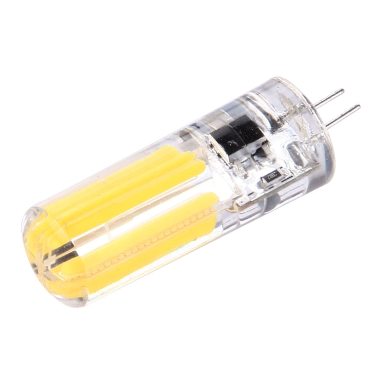 G4 4W Silicone Dimmable 8 LED Filament Light Bulb for Halls, AC 220-240V