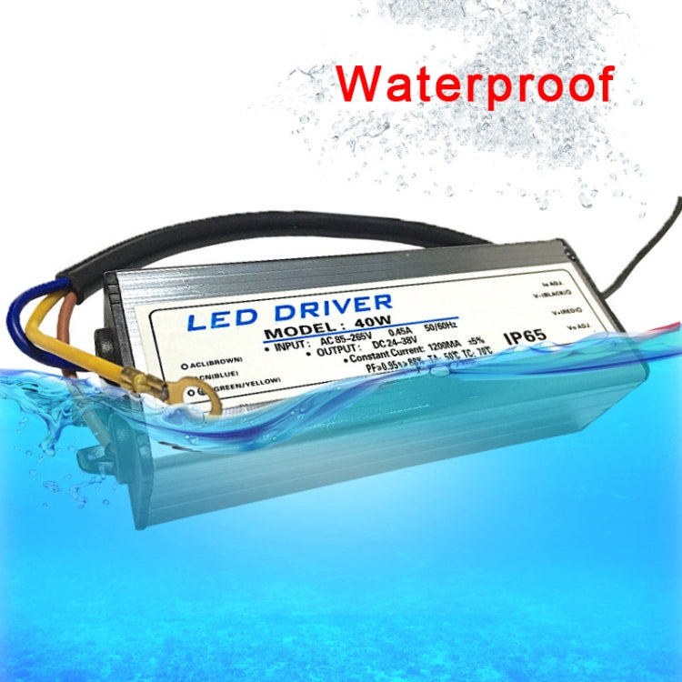 20W LED Driver Adapter AC 85-265V to DC 24-38V IP65 Waterproof, 20W