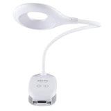 28 LEDs Flexible Goose Neck Hollow Ring Design Eye Protection Light with Clip & Small Night Light Function, TGX-770
