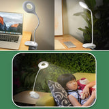 28 LEDs Flexible Goose Neck Hollow Ring Design Eye Protection Light with Clip & Small Night Light Function, TGX-770