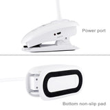 28 LEDs Flexible Goose Neck Hollow Ring Design Eye Protection Light with Clip & Small Night Light Function, TGX-770